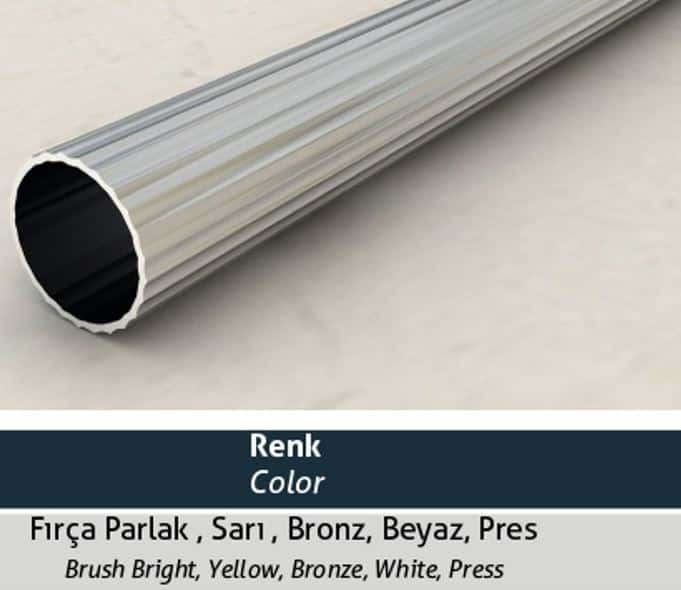 Yuvarlak Tırnaklı Askılık Profili