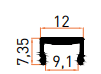 SMT7047B Küpeşte Profili