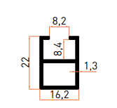 SMT7059B Küpeşte Profili