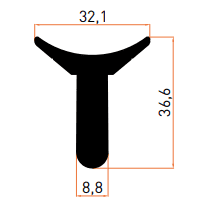 SMT7068B Küpeşte Profili