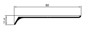 SMT7099P Süpürgelik Profili