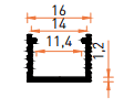 SMT7124B Askılık, Raf, Led ve Kulp Profilleri