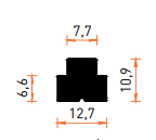 SMT7136B Askılık, Raf, Led ve Kulp Profilleri