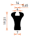 SMT7144B Askılık, Raf, Led ve Kulp Profiller