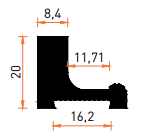 SMT7148B Askılık, Raf, Led ve Kulp Profiller