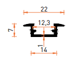 SMT7274B Kenar Kapama Profili