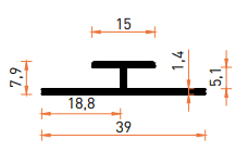 SMT7277B Kenar Kapama Profili