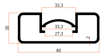 SMT7045B Küpeşte Profili