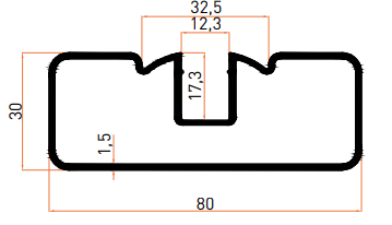 SMT7050B Küpeşte Profili