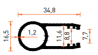 SMT7117B Askılık, Raf, Led ve Kulp Profilleri