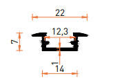 SMT7274B Kenar Kapama Profili