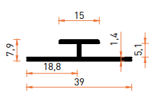 SMT7277B Kenar Kapama Profili