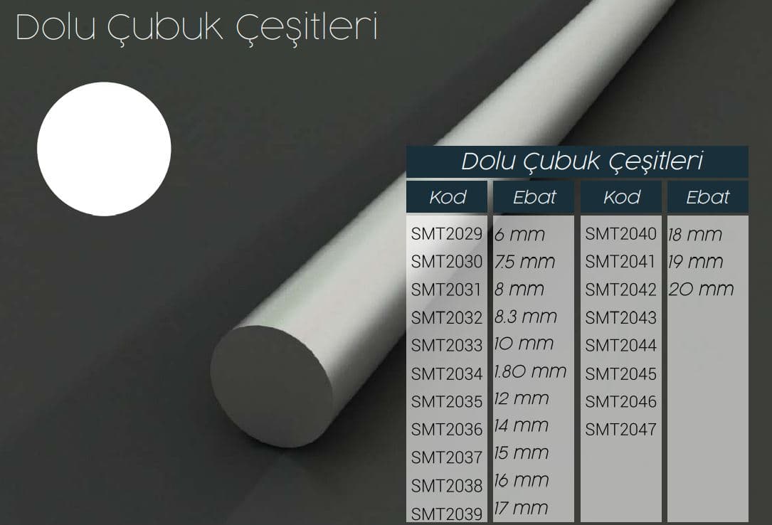 Standart DOLU Boru Profili
