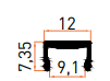 SMT7047B Küpeşte Profili