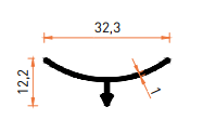 SMT7092B Süpürgelik Profili