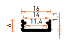 SMT7123B Askılık, Raf, Led ve Kulp Profilleri