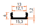SMT7126B Askılık, Raf, Led ve Kulp Profilleri