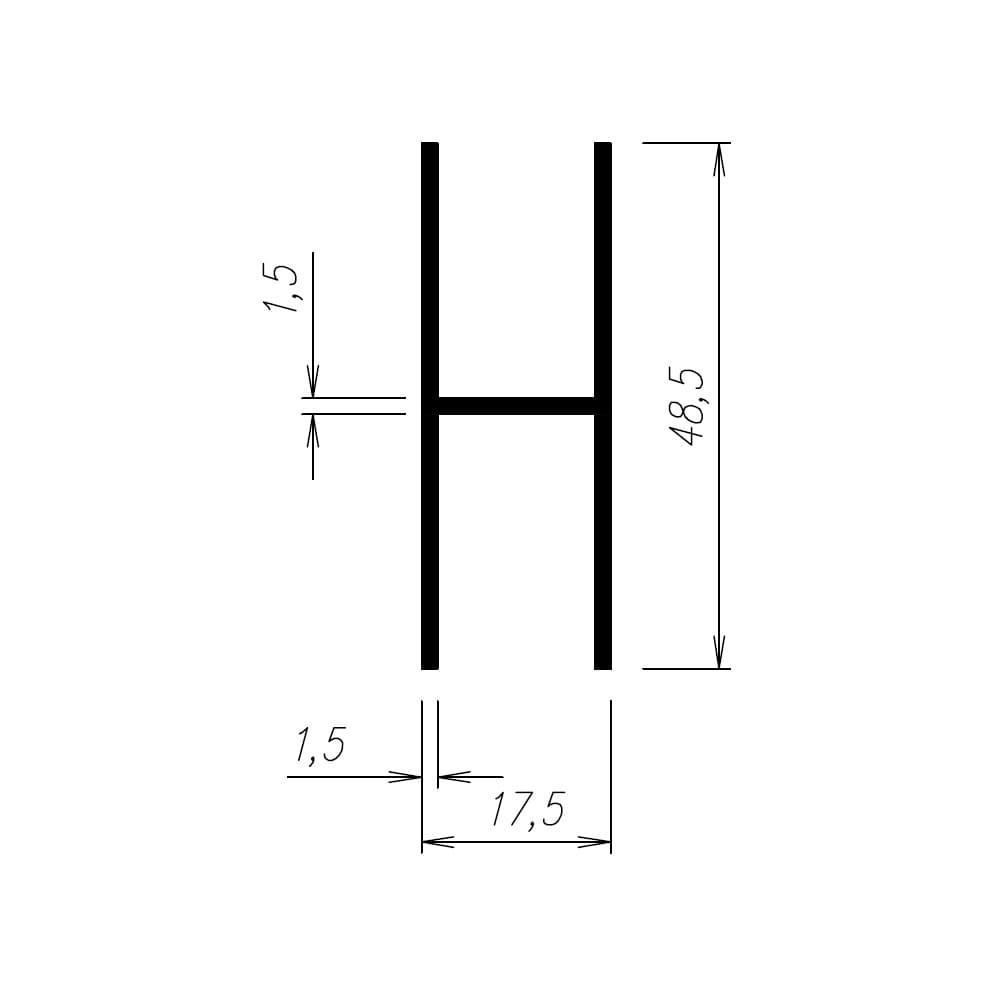 SMT7173P Standart H Profil
