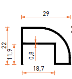 SMT7244B Kulp Profili