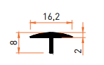 SMT7271B Kenar Kapama Profili