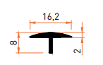 SMT7271B Kenar Kapama Profili