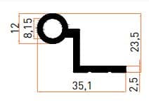 SMT7298B Menteşe Profilleri